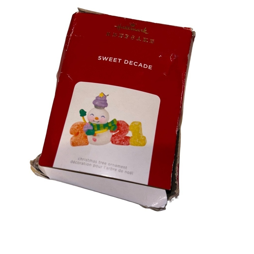 2021 Hallmark Keepsake SWEET DECADE Christmas Ornament 2nd In Series Xmas